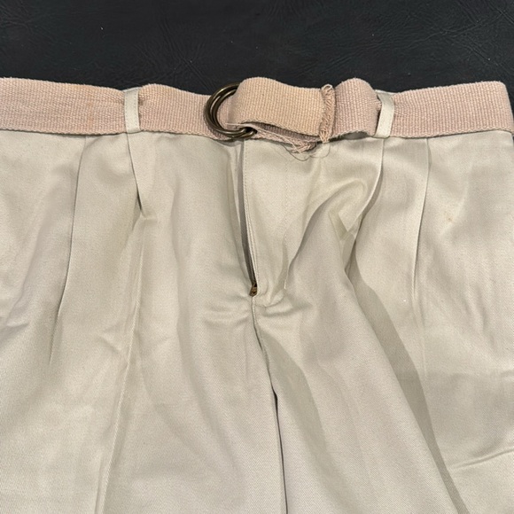 Arrow Boys Khaki Pants Size 12 Husky with belt - Picture 4 of 4
